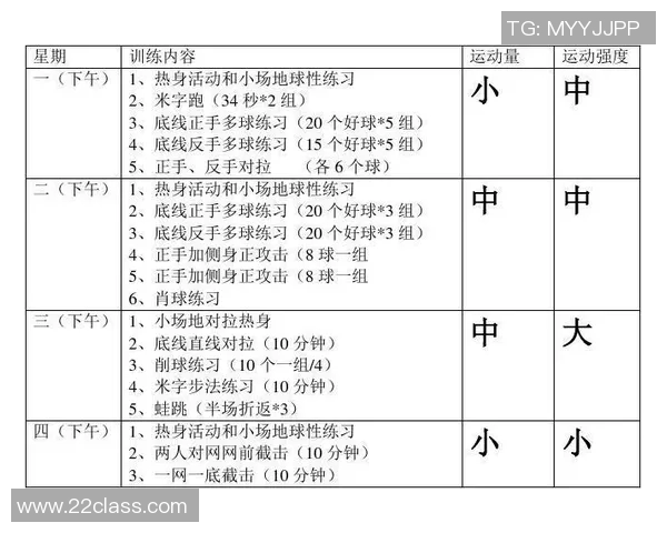 提升网球技术与体能的全面训练计划,助力青少年快速进步与竞技水平提升